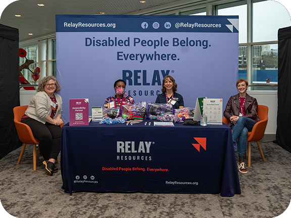 Relay Staff at the Accessibility Help Desk